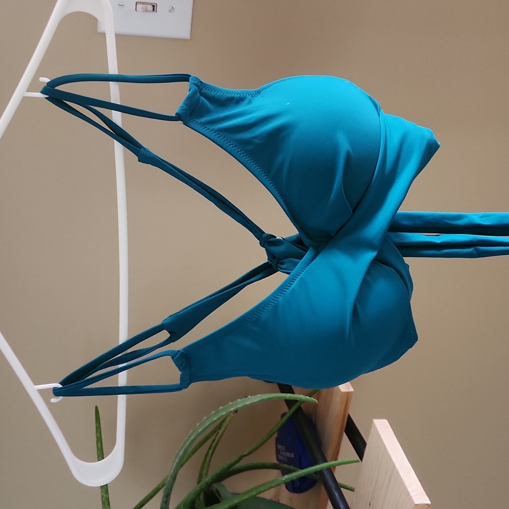 l turquoise cupshe bikini top